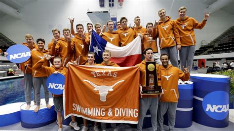 Texas Wins Di Mens Swimdive Title