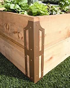 Now you will create the four corner posts for your raised bed. Amazon.com: Raised Garden Bed Corner Brackets - For 24"H Beds: Garden & Outdoor