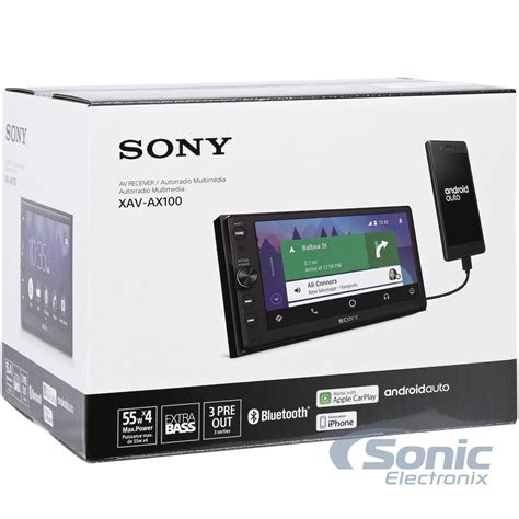 Sony Xav Ax100 Touchscreen Bluetooth Car Stereo Receiver