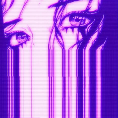 Neon Dark Purple Aesthetic Anime