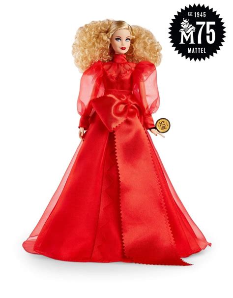Barbie® Mattel 75th Anniversary Doll Blonde In 2021 Barbie