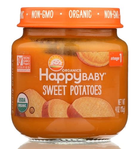 Expert advice, special offers & savings. Happy Baby Organics Baby Food Stage 1 Sweet Potatoes -- 4 ...