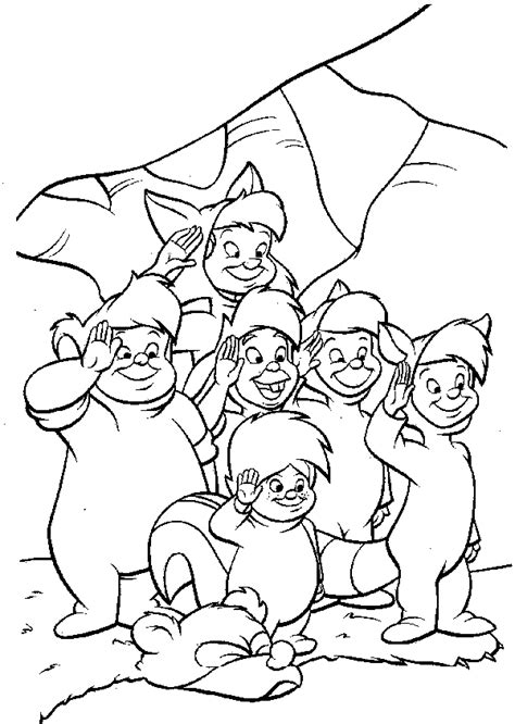 Peter pan is in jolly mood. Coloring Page - Peterpan coloring pages 29 | Peter pan ...