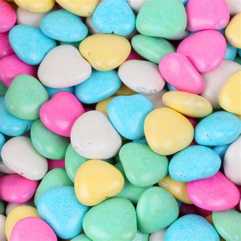 Pastel Mix Chocolate Candy Hearts Chocolate Candy Buttons And Lentils