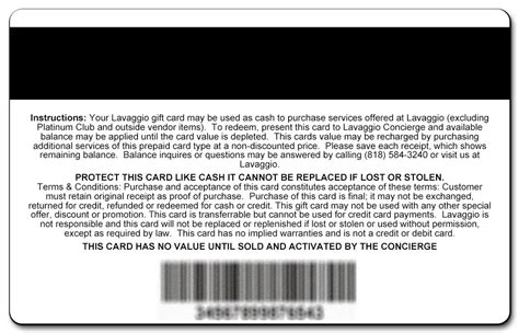 Entertain yourself with a nike card. Gift Card Back Side