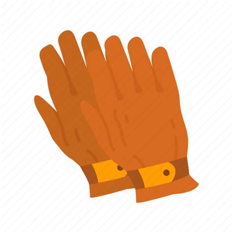 Construction gloves, gloves, hand protection, leather gloves, mitten, yard work gloves icon ...