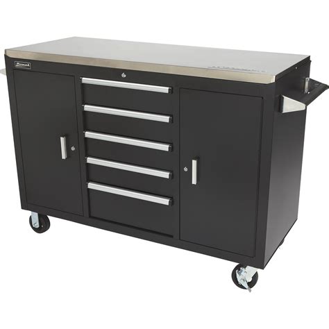 Check spelling or type a new query. Homak 56in. Rolling Workstation — Black, Stainless Steel ...