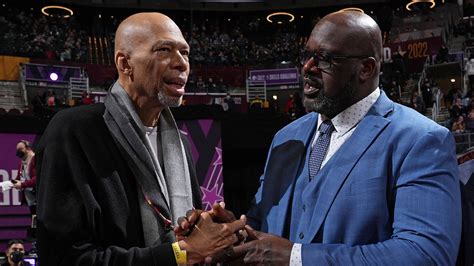 Lakers Greats Shaquille Oneal Kareem Abdul Jabbar End Supposed Beef