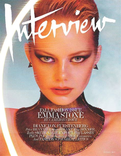Emma Stone Lights Up Interview Magazines September Issue Fashion