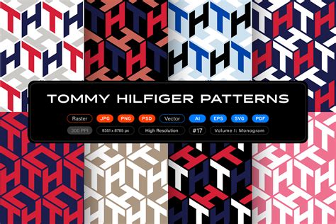 Tommy Hilfiger Patterns Vol 1 Monogram By Itsfarahbakhsh On Deviantart