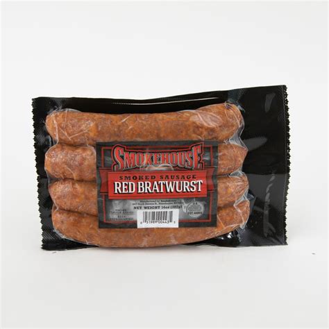 Smoked Sausage Red Bratwurst 16 Oz Trigs Smokehouse