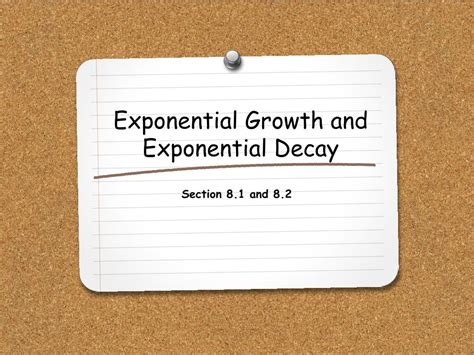 Ppt Exponential Growth And Exponential Decay Powerpoint Presentation