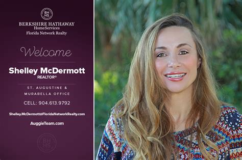 Berkshire Hathaway Homeservices Florida Network Realty Welcomes Shelley Mcdermott Mcdermott