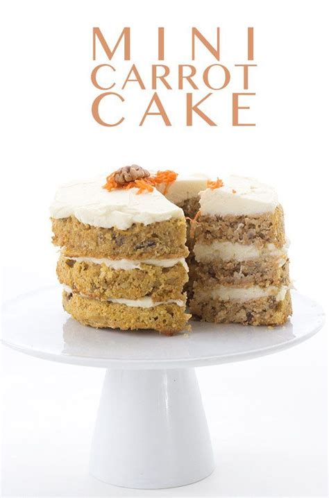 It was extremely moist and delicious. The best little low carb carrot cake! Mini three layer ...