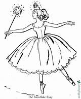 Ballet Snowflake Arabesque sketch template