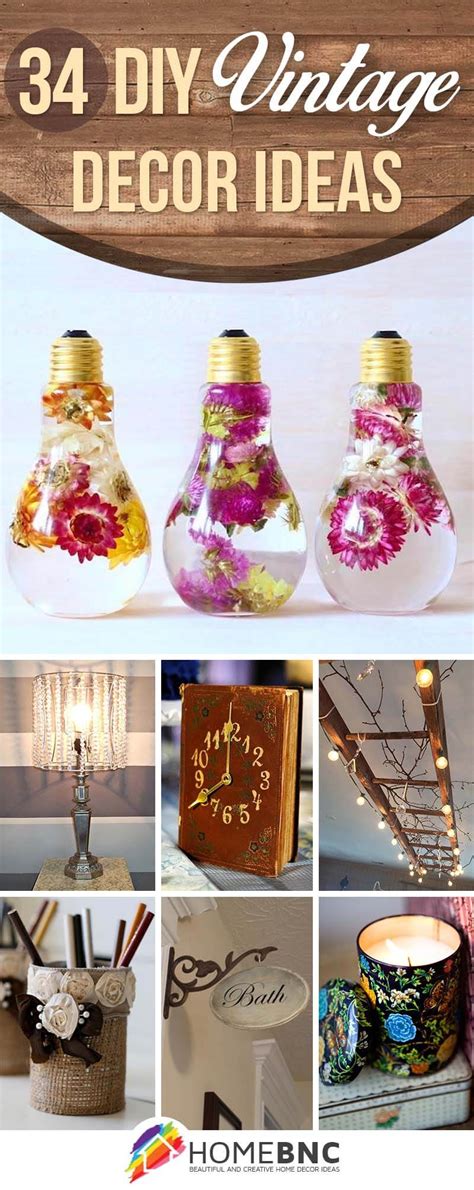 Shop decor at chairish, the design lover's marketplace for the best vintage and used furniture, decor and art. 34 Best DIY Vintage Decor Ideas and Projects for 2017