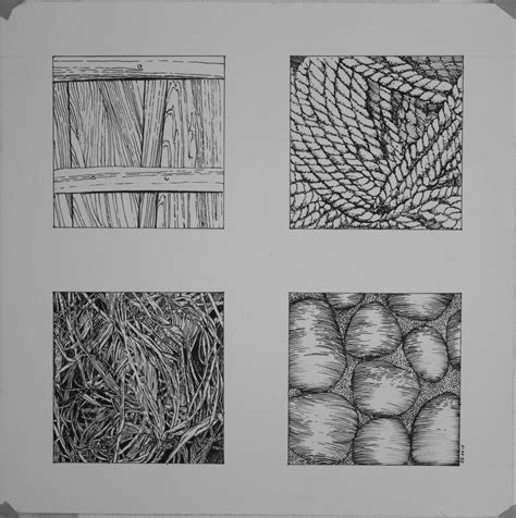 Afferemena: Four Textures in Pen and Ink