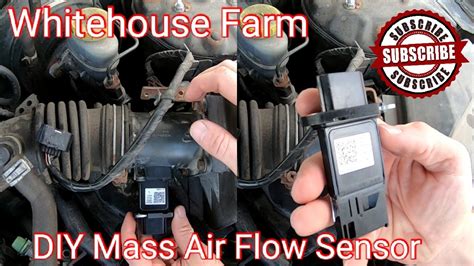 How To Replace A Mass Air Flow Sensor In A Nissan Youtube