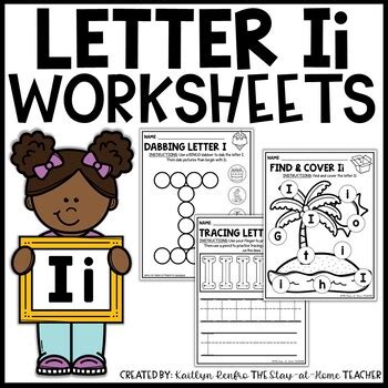 Alphabet Worksheets for the Letter Ii  TpT