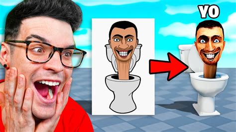 Me Convierto En Los Dibujos De Skibidi Toilet Youtube