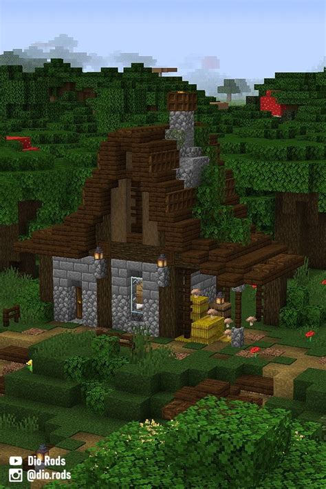 Minecraft Dark Oak Forest House