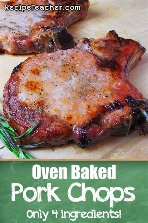 This roast is both very elegant and super juicy and tasty, an ideal centerpiece to any dinner party or holiday. Oven Baked Bone-In Pork Chops | Recipe | Easy pork chop ...