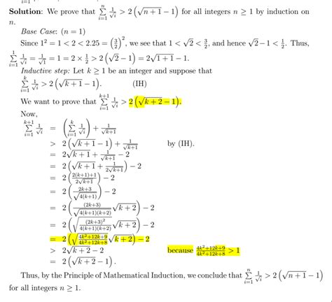 Inequality Discrete Math Proof Of Inequalities Mathematics Stack
