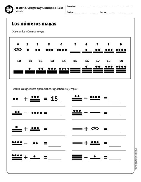 Ejercicios De Números En Español Para Estudiantes