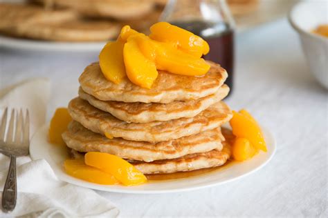 Peach Cobbler Pancakes Seasoned With Sunshine