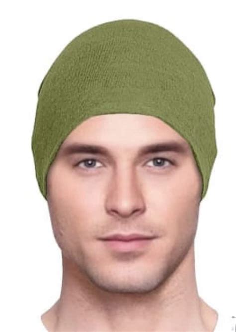 Mens Chemotherapy Organic Bamboo Knit Cap Hat Beanie In Etsy