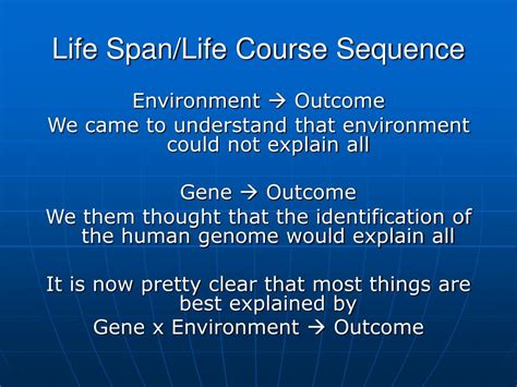 Ppt The Life Course And Life Span Perspectives History And Overview