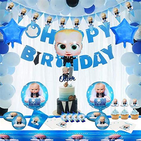 Buy Boss Baby Party Decorations And Birthday Theme Balloons Decorations