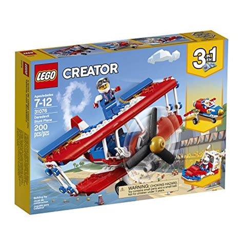Lego Creator 3in1 Daredevil Stunt Plane 31076 Building Kit 200 Piece