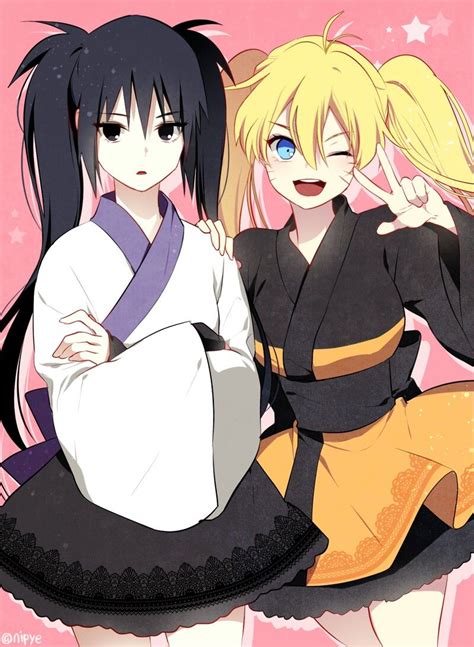 Narusasu Genderswap Naruko Uzumaki Naruto And Sasuke Anime