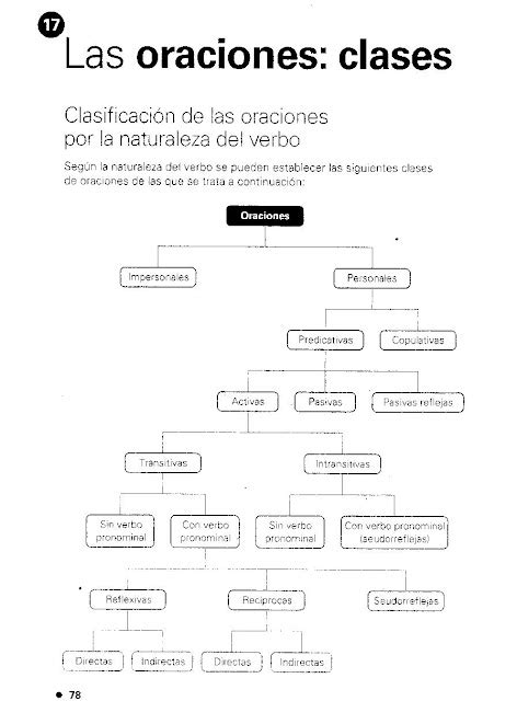 Aprobar Lengua Castellana Esquema Tipos De Oraciones