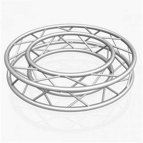 Circle Square Truss Full Diameter 150cm Free 3d Model Stl Obj