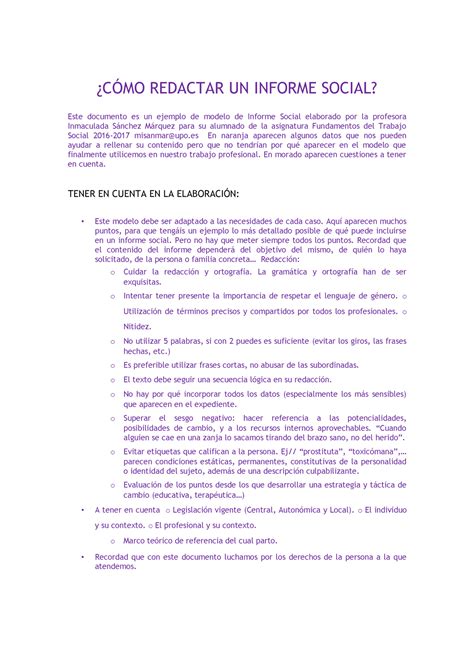 Ejemplo Informe Social Pericial Para Trabajo Social C