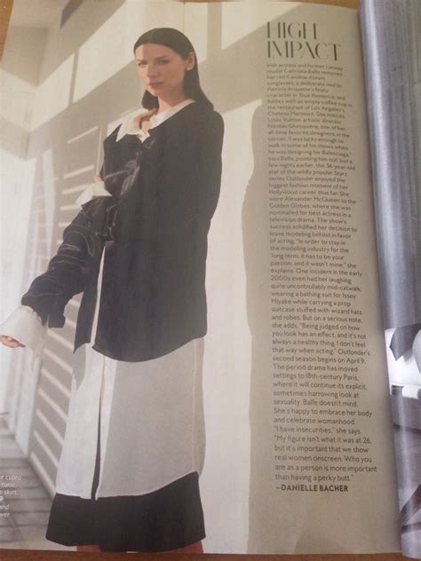 new pics of caitriona balfe in the april edition of instyle outlander online