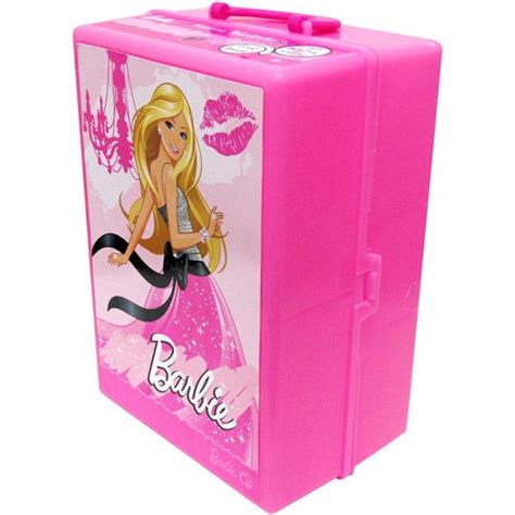 Tara Toys Barbie 8 Doll Multi Compartment Fashion Wardrobe Storage Case With New And Improved