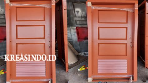 Jasa Pembuatan Pintu Tunggal Besi Panel Untuk Pintu Kamar Rumah