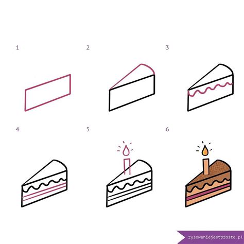 Cake Doodles Step By Step Doodles Of Cake How To Draw A Cake How