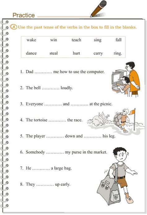 grade 3 grammar lesson 9 verbs the simple past tense 2