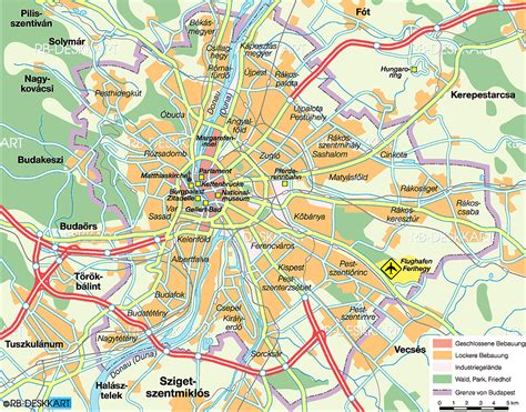 New users enjoy 60% off. Map of Budapest (City in Hungary) | Welt-Atlas.de