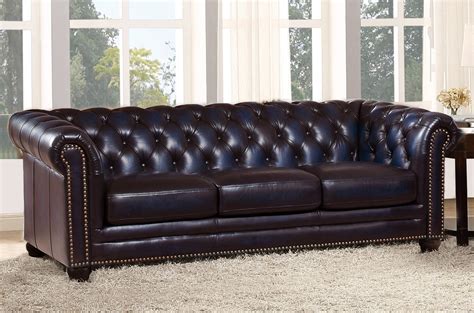 Did you scroll all this way to get facts about leather sofa set? Dynasty 100% Genuine Leather Chesterfield 3-pc Sofa Set in ...