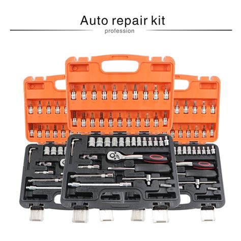 Car Repair Tool Set Mechanic Tools Box Hand Kit Socket Professional