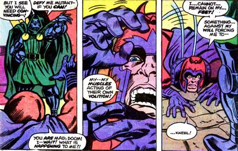 Dr Doom Vs Magneto Comic Book Cover Comics Doom
