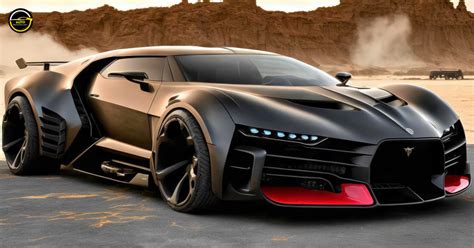 Futuristic Muscle Car In Bugatti Chiron Styling By Flybyartist Auto