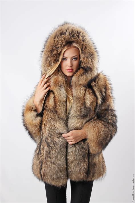 real raccoon fur jacket real fur coat купить на Ярмарке Мастеров 7aenbcom Шубы moscow