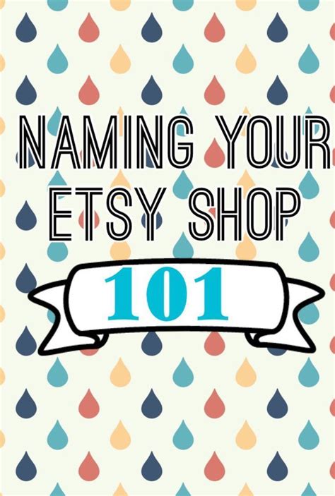 Choosing An Etsy Shop Name 101 Shop Name Ideas Etsy Shop Names