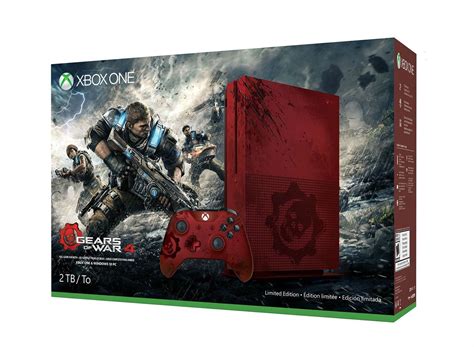 Microsoft Xbox One S Gears Of War 4 Limited Edition 2tb New Xbox